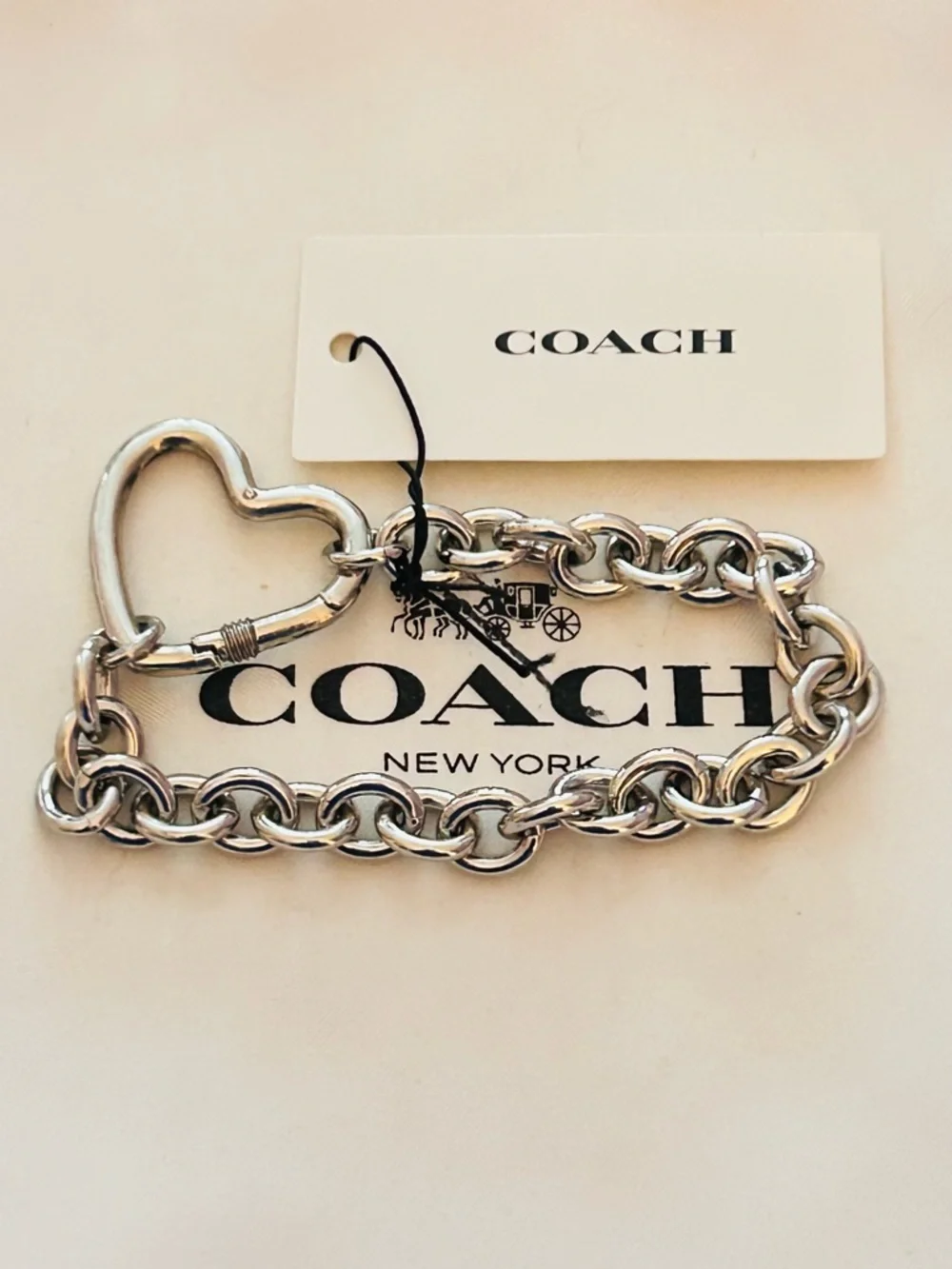Coach Heart Charm Bracelet - Picture 13 of 14